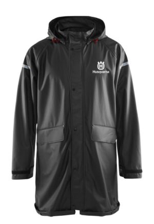 Husqvarna Regenjacke EN 343, Klasse 3.1 (Schwarz)