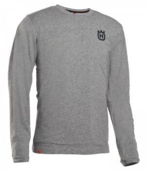 Husqvarna Xplorer Langarm-Shirt Sägemotiv unisex Stahlgrau - 5932535