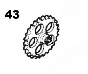 Kettenrad groß für PRO 1128 WE Schneefräse